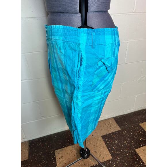 plaid shirts blue high waisted 1980s - Picture 4 of 9